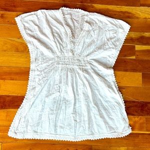 Cotton Mexican Swim/Beach Cover-Up